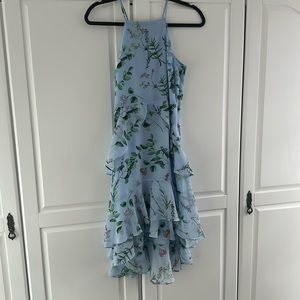 Banana Republic High Neck Floral Midi Dress